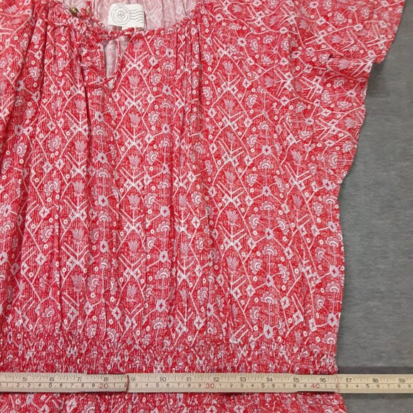 Destination 365 Woman's Maxi Dress Size 1X, Pockets, 100% Viscose, Pullover - Picture 8 of 10